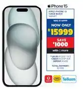 Russells Apple iPhone 15 128GB Black 10293077 offer