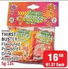 Thirst Buster Flavoured Powdered Drink Assorted
