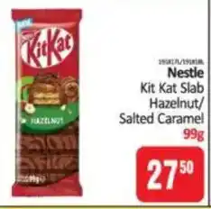 KitKat Cash and Carry Nestle Kit Kat Slab Hazelnut/Salted Caramel offer