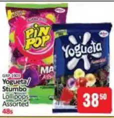 KitKat Cash and Carry Yogueta Stumbo Lollipops Assorted offer