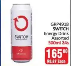KitKat Cash and Carry SWITCH Energy Drink Assorted offer