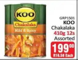 KitKat Cash and Carry Koo Chakalaka Assorted offer