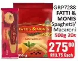 Fatti & Monis Spaghetti/ Macaroni
