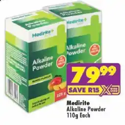 Shoprite Medirite Alkaline Powder offer