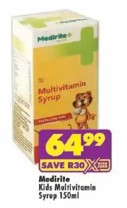 Shoprite Medirite Kids Multivitamin Syrup offer