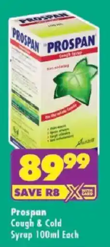 Shoprite Prospan Cough & Cold Syrup offer