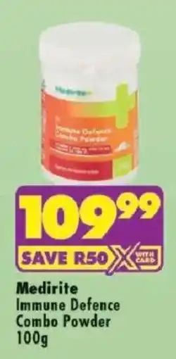 Shoprite Medirite Immune Defence Combo Powder offer