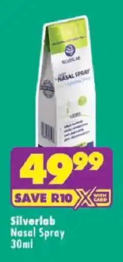Shoprite Silverlab Nasal Spray offer