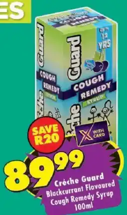 Shoprite Crèche Guard Cough Remedy Syrup offer