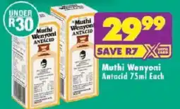 Shoprite Muthi Wenyoni Antacid offer