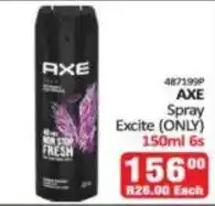 KitKat Cash and Carry AXE Spray Excite offer