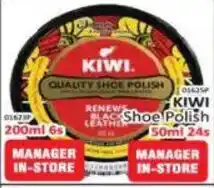 KitKat Cash and Carry KIWI QUALITY SHOE POLISH offer