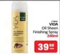 KitKat Cash and Carry VIDA Oil Sheen Finishing Spray offer