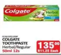 KitKat Cash and Carry Colgate Toothpaste Herbal/Regular offer