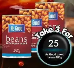 Super Save As Good baked beans offer