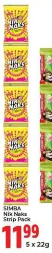 Elite Power Trade Cash & Carry Simba Nik Naks Strip Pack offer