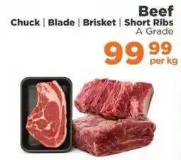 Check Star Beef Chuck/ Blade/ Brisket/ Short Ribs A Grade offer