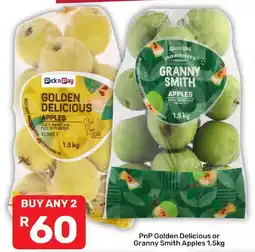 Pick n Pay Hypermarket PnP Golden Delicious or Granny Smith Apples offer