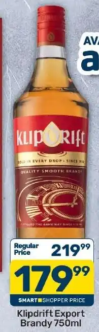 Klipdrift Export Brandy