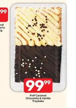 Pick n Pay Hypermarket PnP Caramel Chocolate & Vanilla Traybake offer