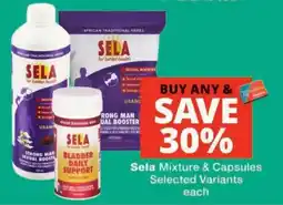 Checkers Sela Mixture & Capsules offer