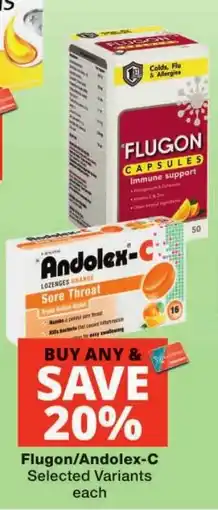 Checkers Flugon/Andolex-C offer