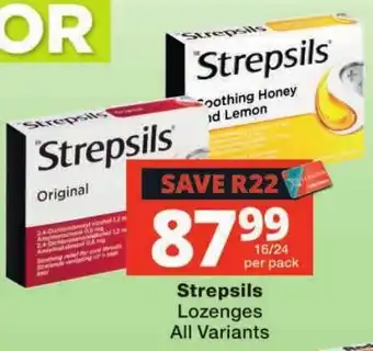 Checkers Strepsils Lozenges offer