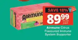 Checkers Airmune Citrus Flavoured Immune System Supporter offer