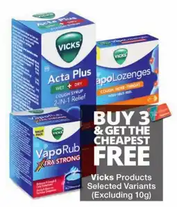 Checkers Vicks Products offer