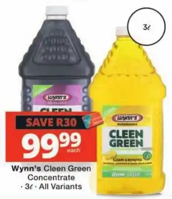 Checkers Hyper Wynn's Cleen Green Concentrate offer