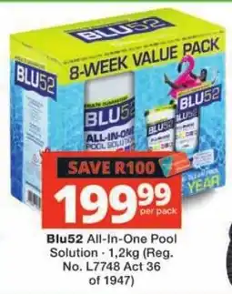 Checkers Hyper Blu52 All-In-One Pool Solution offer