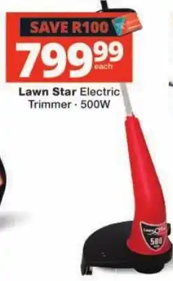 Checkers Hyper Lawn Star Electric Trimmer offer