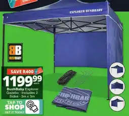 Checkers Hyper BushBaby Explorer Gazebo offer