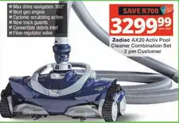 Checkers Hyper Zodiac AX20 Activ Pool Cleaner Combination Set offer