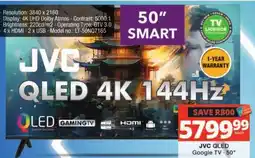 Checkers Hyper JVC QLED Google TV - 50" offer
