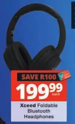 Checkers Hyper Xceed Foldable Bluetooth Headphones offer
