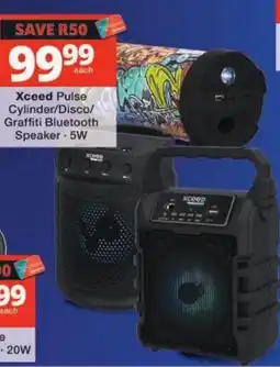 Checkers Hyper Xceed Pulse Cylinder/Disco/Graffiti Bluetooth Speaker offer
