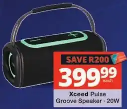 Checkers Hyper Xceed Pulse Groove Speaker offer