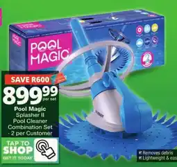 Checkers Hyper Pool Magic Splasher II Pool Cleaner Combination Set offer