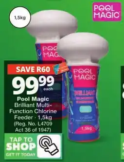Checkers Hyper Pool Magic Brilliant Multi-Function Chlorine Feeder offer