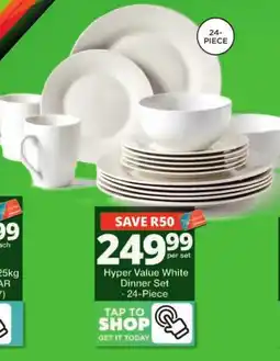 Checkers Hyper Hyper Value White Dinner Set offer