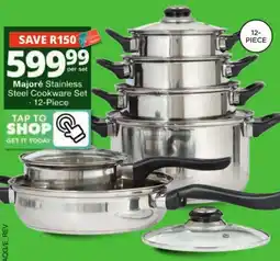 Checkers Hyper Majoré Stainless Steel Cookware Set offer