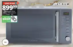 Checkers Hyper Platinum Silver Mirror Microwave Oven offer