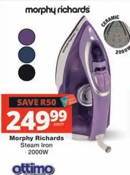 Checkers Hyper Morphy Richards Steam Iron offer