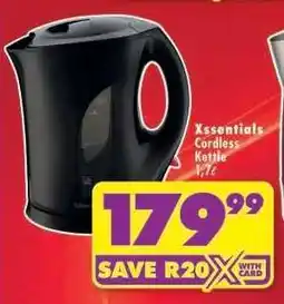 Shoprite Xssentials Cordless Kettle offer