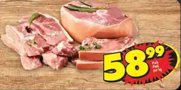 Shoprite PORK PACK per kg offer