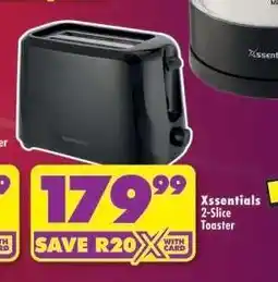 Shoprite Xssentials 2-Slice Toaster offer