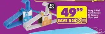 Hang It Up! Plastic Hangers