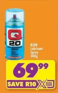 Shoprite Q20 Lubricant Spray 300g offer