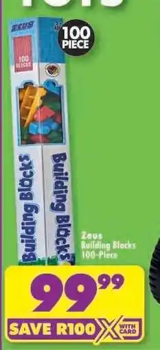 Shoprite Zeus Building Blocks 100-Piece offer